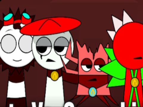 Jeu Plantes vs. Sprunki rouge  en ligne