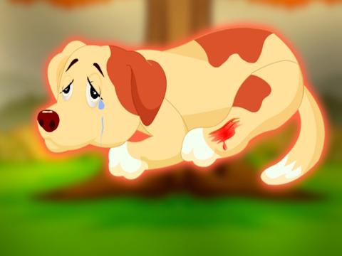 Jeu Aide au chien de compagnie blessé  en ligne