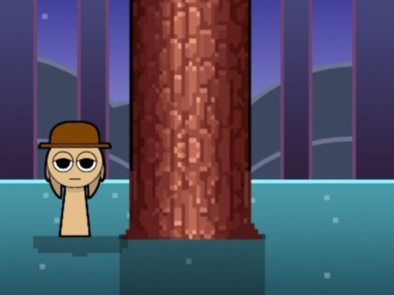 Jeu Coupe-bois sprunki  en ligne