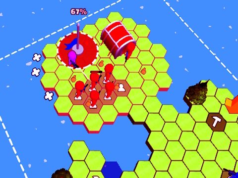 Jeu Tile Hex World: rouge vs bleu  en ligne
