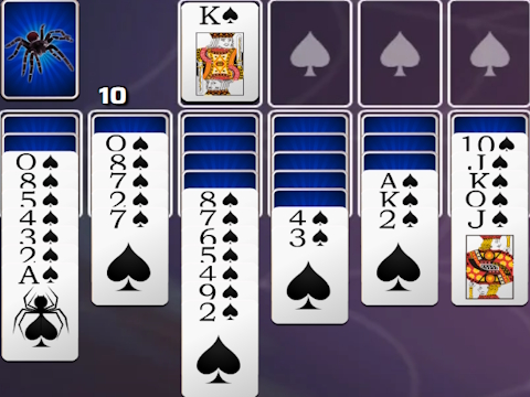 Jeu Spades Spider Solitaire  en ligne