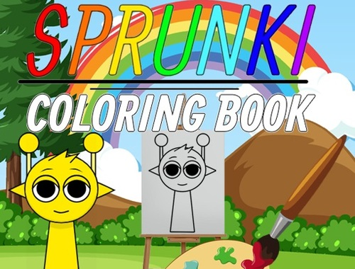 Jeu Livre de coloriage sprunki  en ligne