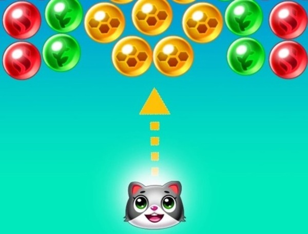Jeu Save the Cats Bubble Shooter  en ligne
