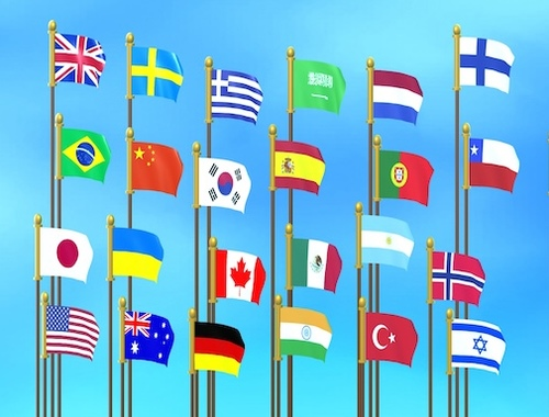 Jeu JAMP DE PUBLISSE DE FLAGE: Collectez les drapeaux  en ligne