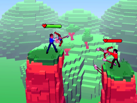Jeu Deux archers: duel à l'arc  en ligne