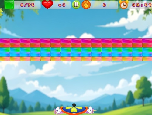 Jeu Block Blaster Unicorn  en ligne