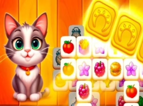 Jeu Cat Town Tile Match Puzzle  en ligne