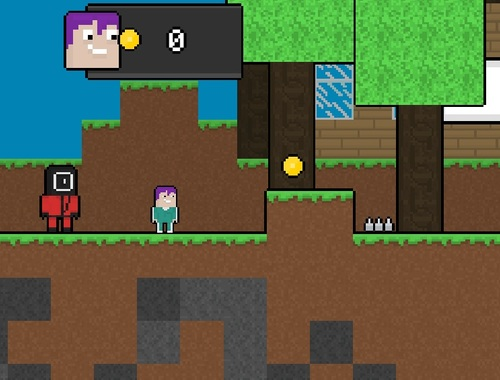 Jeu Squid Escape mais Blockworld  en ligne