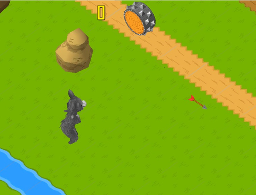 Jeu Ratomilton traverse la route  en ligne