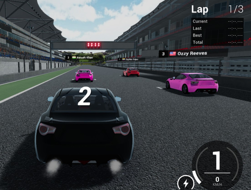 Jeu Simulateur de course GT réel  en ligne