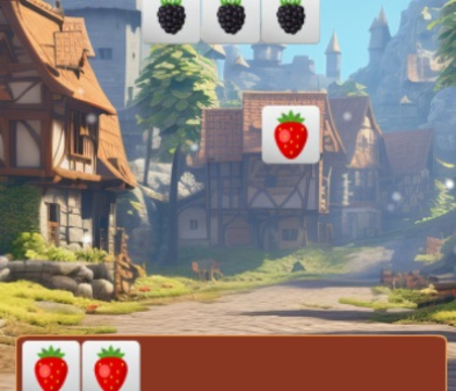 Jeu Fruits de carreaux  en ligne