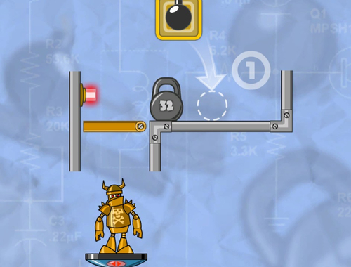 Jeu Crasser le robot!  en ligne