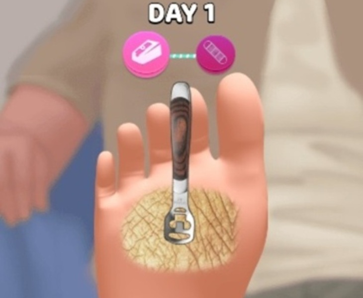 Jeu Hôpital des pieds  en ligne