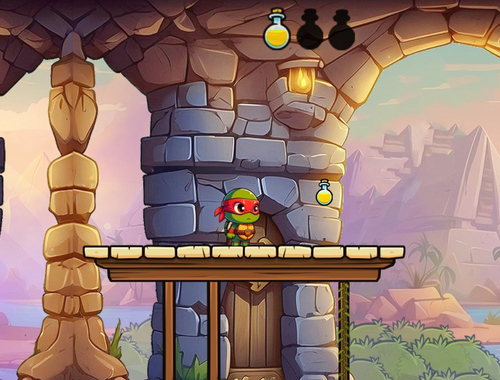 Jeu Quête de tortue  en ligne