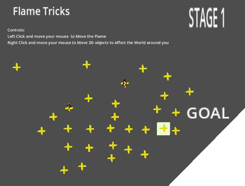 Jeu Tricks de flamme  en ligne