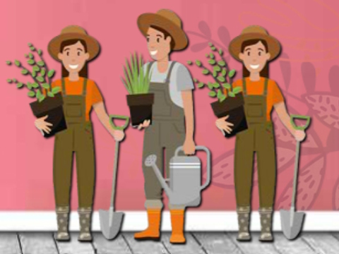 Jeu Trouver l'arrosage du jardin peut  en ligne
