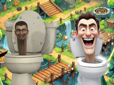 Jeu Toilettes skibidi traverser la route  en ligne