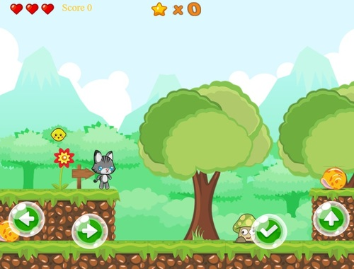 Jeu Aventure de chat pour bébé  en ligne