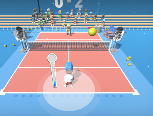 Jeu Affrontement de tennis  en ligne