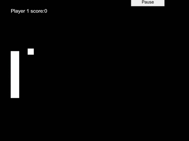Jeu Simple plus classique pong  en ligne