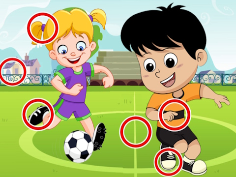 Jeu Différences de football  en ligne