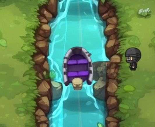 Jeu Aventure en bateau  en ligne