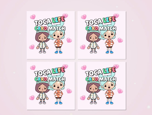 Jeu TOCA Life Memory Memory Card Match  en ligne
