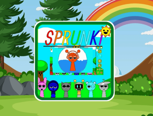 Jeu Livres de coloriage sprunki  en ligne