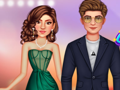 Jeu Fashion de tapis rouge de couple de célébrités  en ligne