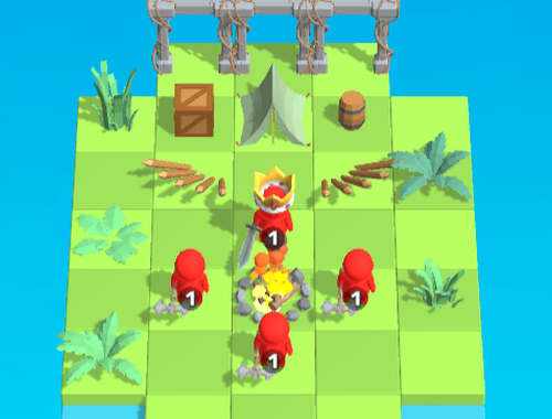 Jeu Bataille cellulaire de Castle Wars  en ligne