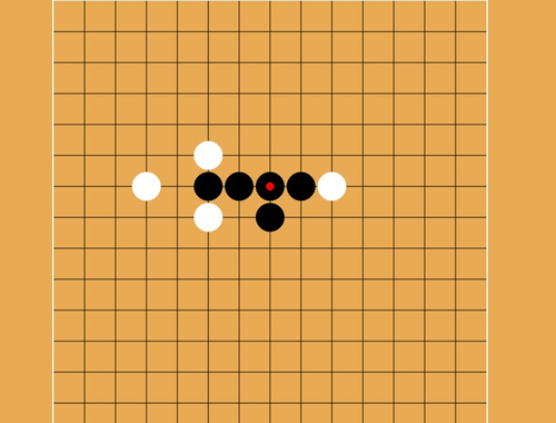 Jeu Gomoku cinq pierres d'affilée  en ligne