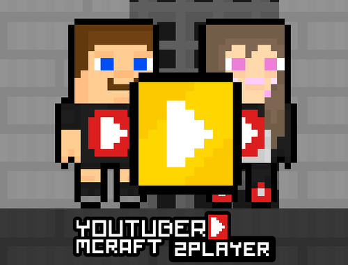 Jeu YouTuber Minecraft 2 joueur  en ligne