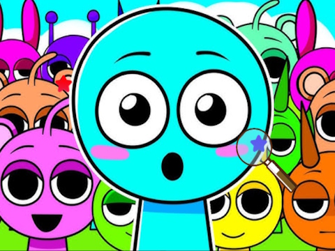 Jeu SPRUNKI Hidden Stars Challenge  en ligne