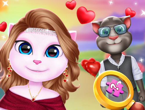 Jeu Couple de minou charmant Valentine  en ligne