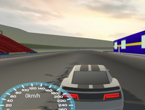 Jeu Conduire une voiture grise  en ligne