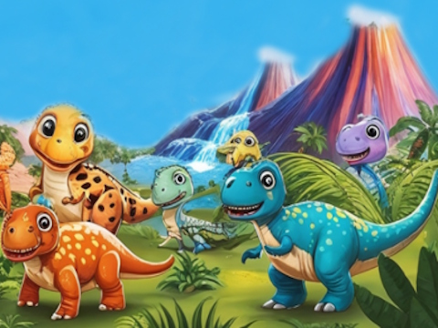 Jeu Baby Dino Planet  en ligne