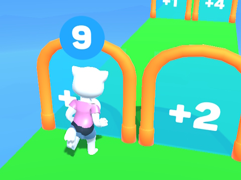 Jeu Cat Angela Running  en ligne