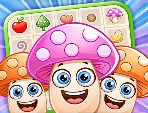 Jeu Fièvre des champignons Match 3  en ligne