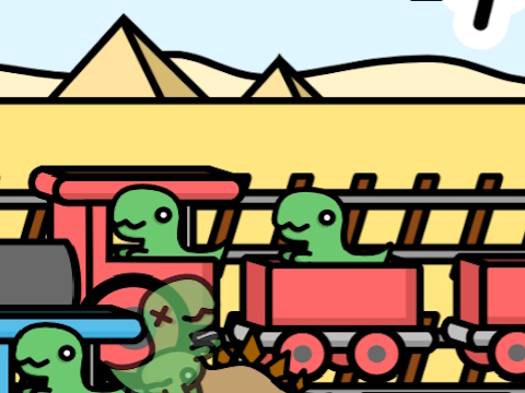 Jeu Dino ferroviaire  en ligne