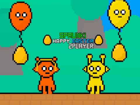 Jeu Sprunki Happy Easter 2Player  en ligne