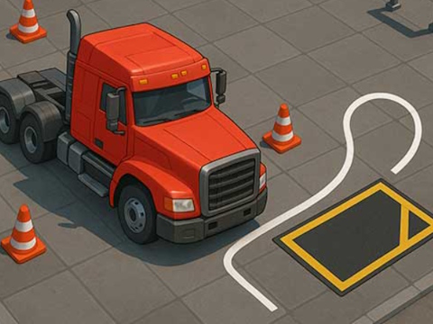 Jeu Truck Simulator Extreme Park  en ligne