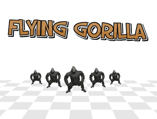 Jeu Gorille volant 3D  en ligne