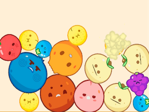 Jeu Merge Fruits: Pliez la pastèque!  en ligne