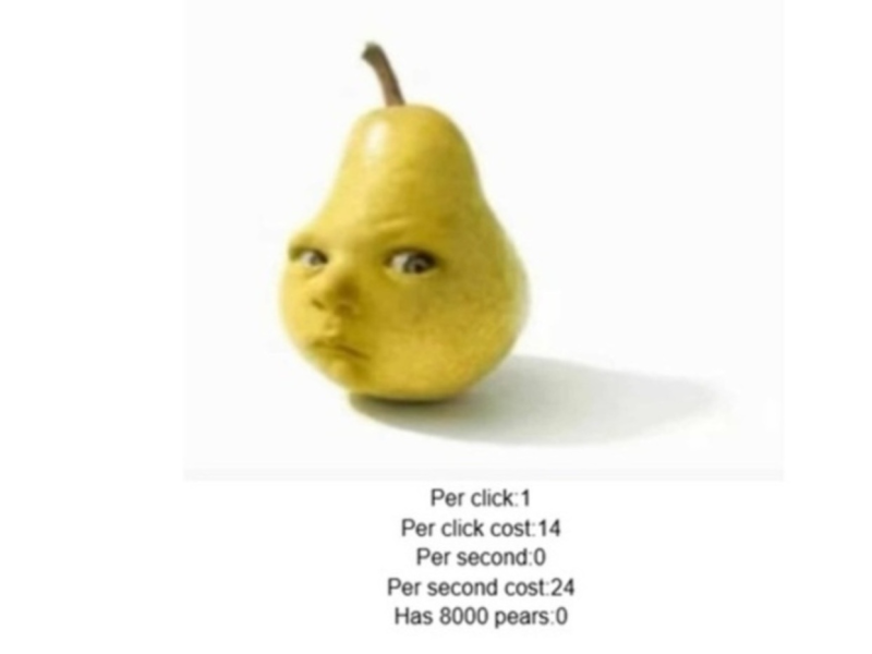 Jeu Baby Pear Clicker  en ligne