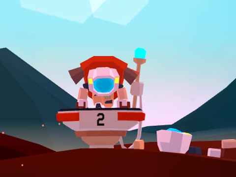 Jeu Mars saute  en ligne