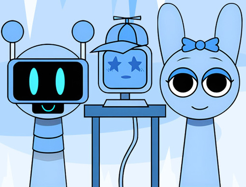 Jeu Huggy Mix Sprunki Music Box  en ligne