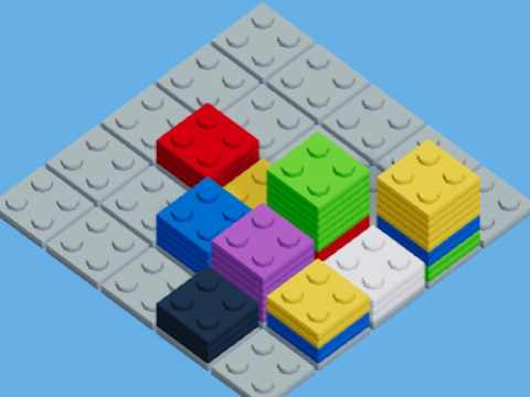 Jeu Puzzle de tri des blocs  en ligne