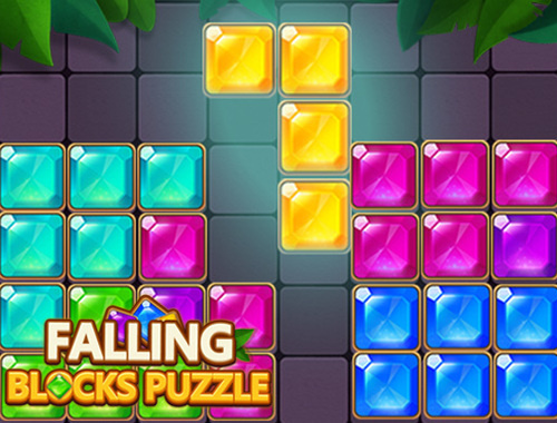 Jeu Puzzle des blocs de chute  en ligne