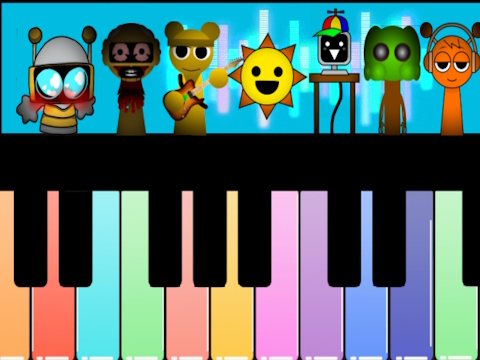 Jeu Explorateur de piano sprunki  en ligne