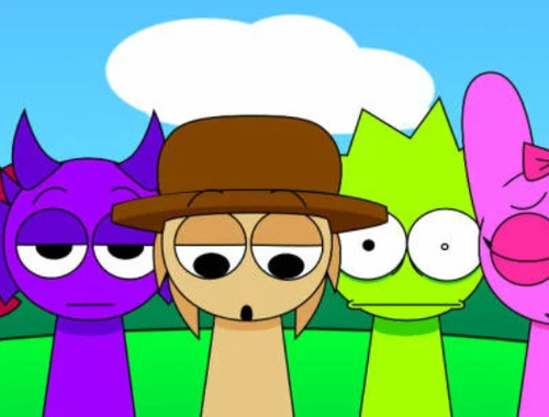 Jeu Sprunki Pyramixed - Animations finies  en ligne